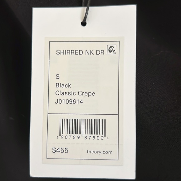 NWT Theory Classic Crepe Dress - Picture 8 of 10